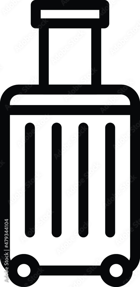 Luggage Vector Icon Design Illustration Luggage Vector Icon Design Illustration