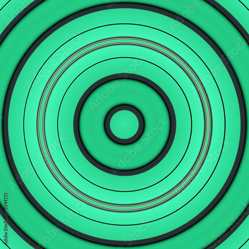 Abstract background with clear circles