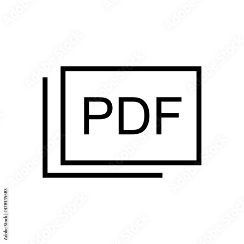 picture as pdf save icon