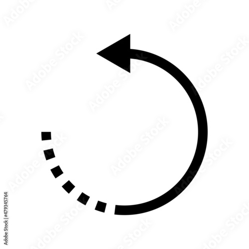 rotate left icon