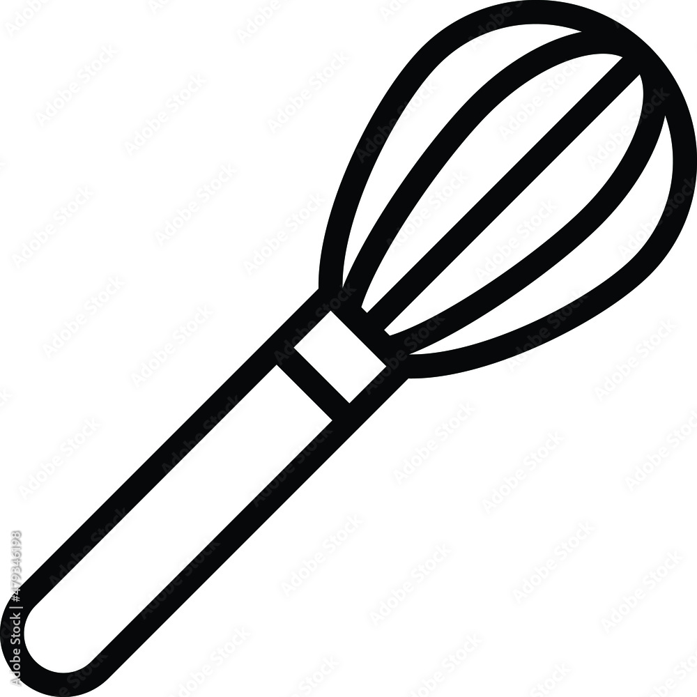 Whisk Vector Icon Design Illustration Whisk Vector Icon Design Illustration