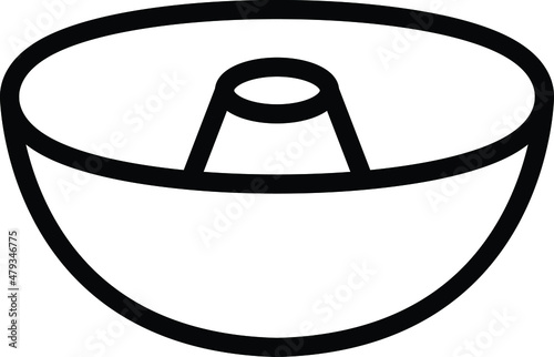 Cake mold Vector Icon Design Illustration