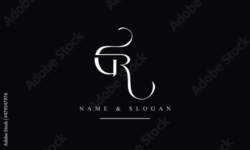 RG, GR, R, G abstract letters logo monogram photo