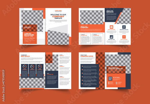 corporate business brochure layout design (ID: 479348959)