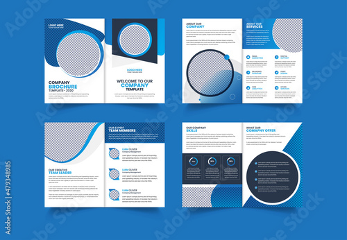 corporate business brochure layout design (ID: 479348985)