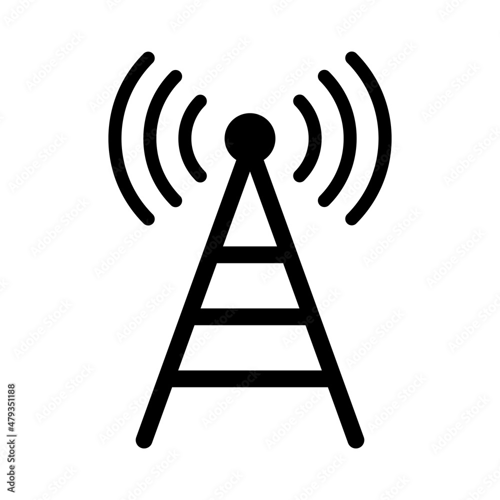 Antenna icon vector. Signal icon. Antenna tower. Communication technology. Internet broadcast. Antenna icon vector. Signal icon. Antenna tower. Communication technology. Internet broadcast.
