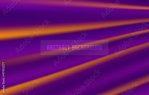 Abstract gradient colourful mesh stripe lines with particles dots decorative artwork. Overlapping template design background. Illustration vector