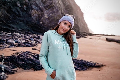 Portugal, Algarve, Woman, Beachshooting , Mystical