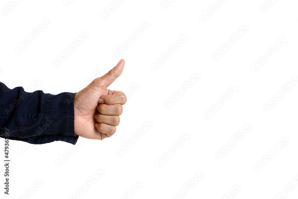 Empty hand holding isolated on the white background. Empty hand holding isolated on the white background.