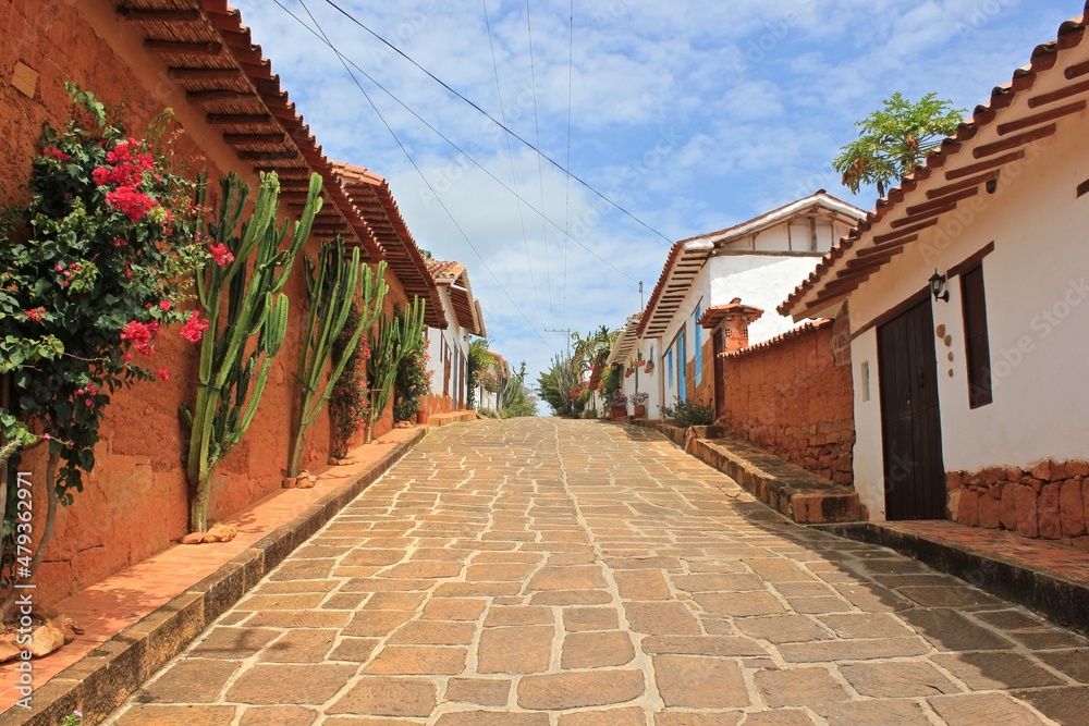street in barichara