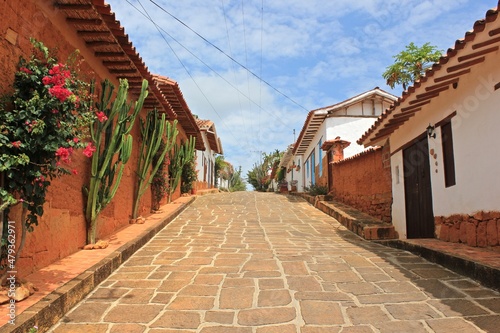 street in barichara photo