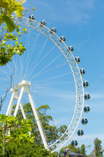 Roda Gigante Big Wheel no pontal norte na cidade Balneário Camboriú em Santa Catarina - Brasil