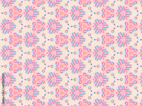Exquisite and delicate pink lacy patterns for fabric, packaging, wrapping paper and stationery. Repeating fashion print on a blush nude background.