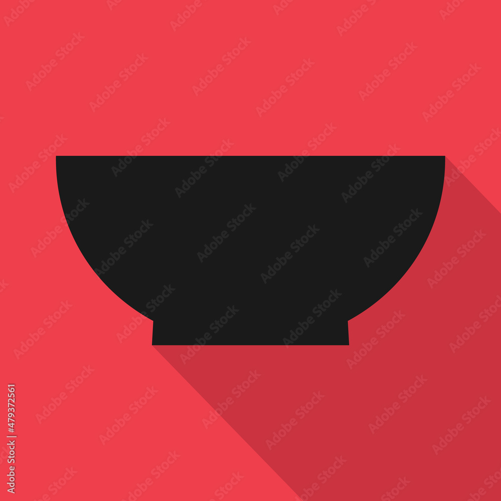 Bowl icon, food sign isolated on background, vector illustration, meal dinner symbol design Bowl icon, food sign isolated on background, vector illustration, meal dinner symbol design