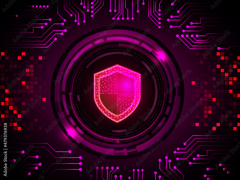 3d illustration Security concept - shield 3d illustration Security concept - shield