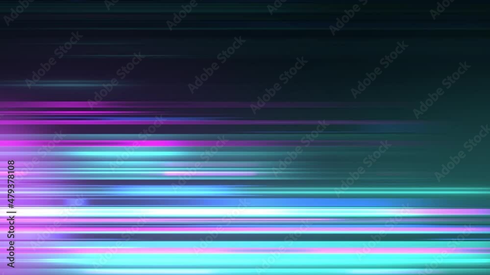 The movement of the glowing lines The movement of the glowing lines
