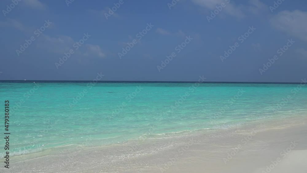 A close up of a beautiful tropical beach. Impressive image for any use.