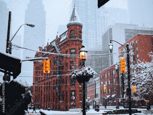 Photography Gooderham Building in Winter