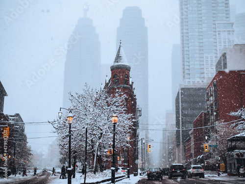 Gooderham Building in Winter photo