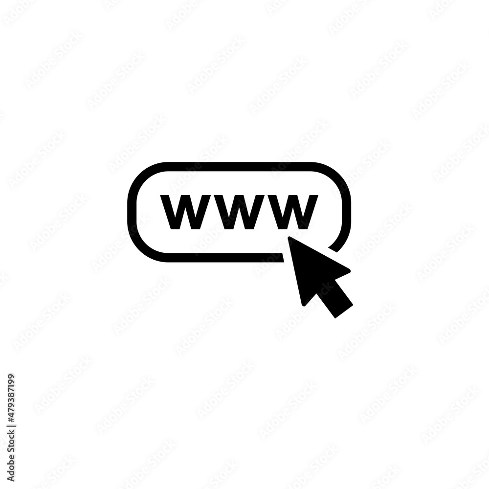 Internet simple flat icon vector illustration Internet simple flat icon vector illustration