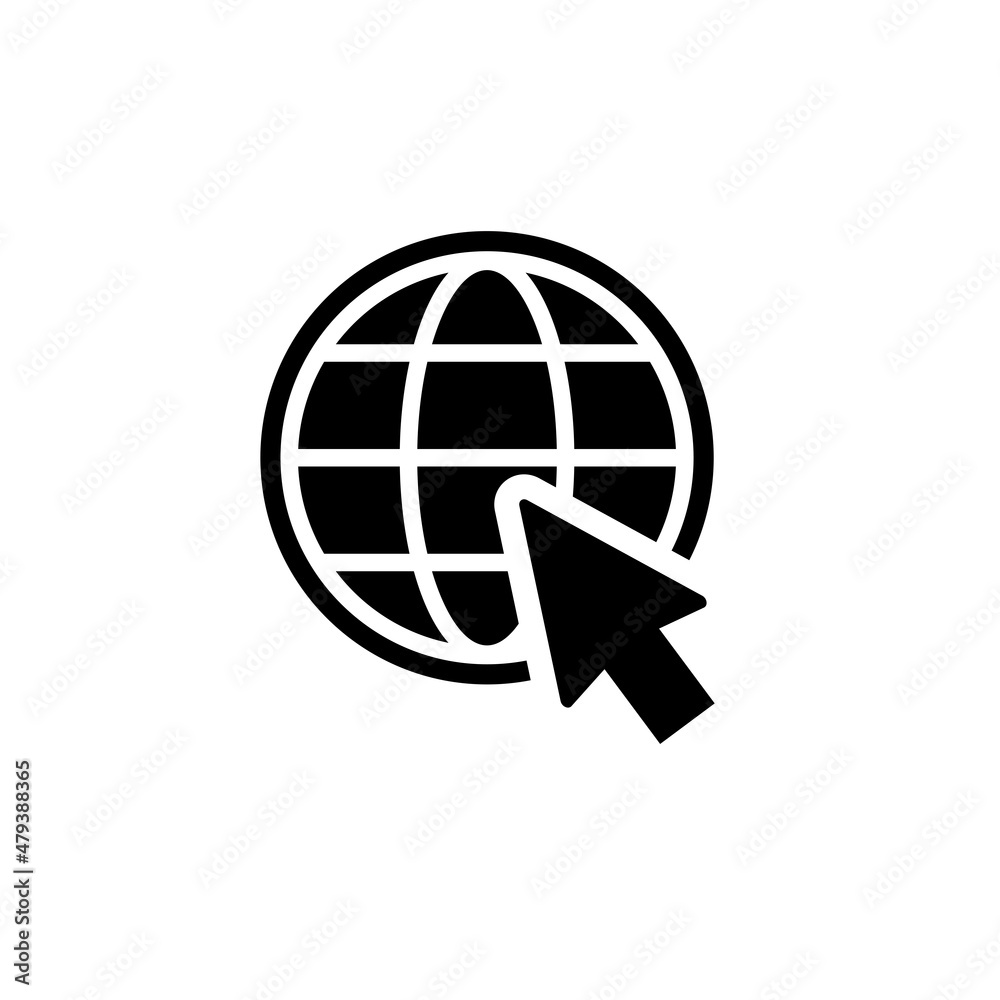 Internet simple flat icon vector illustration Internet simple flat icon vector illustration