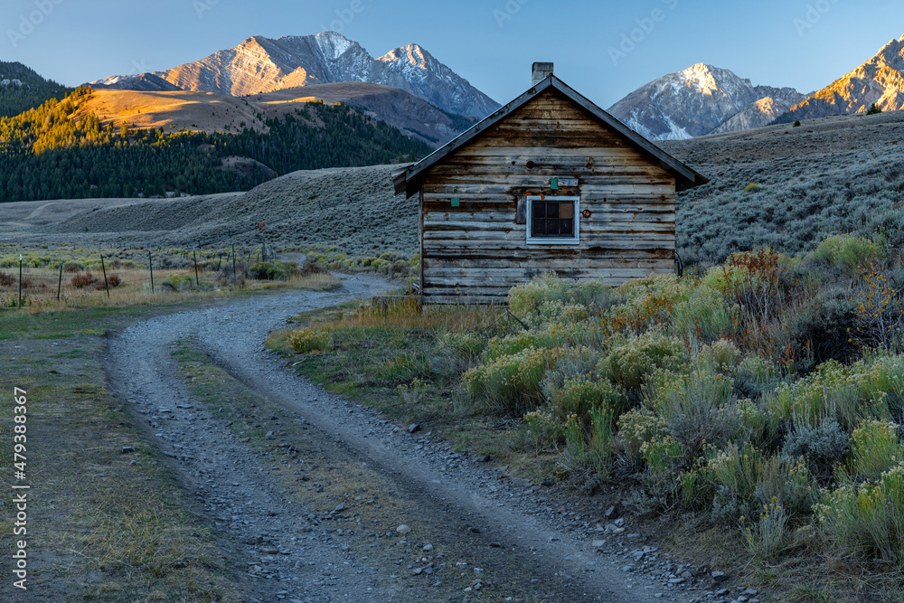 Access to the Idaho wilderness begins with a cabin to stay in