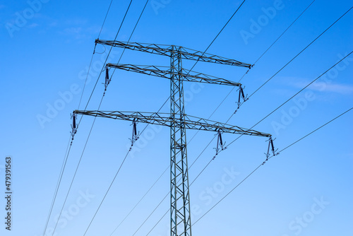 Medium voltage power line pole