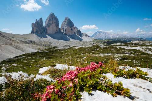Vista della alpi in Trentino Alto Adige Italia photo