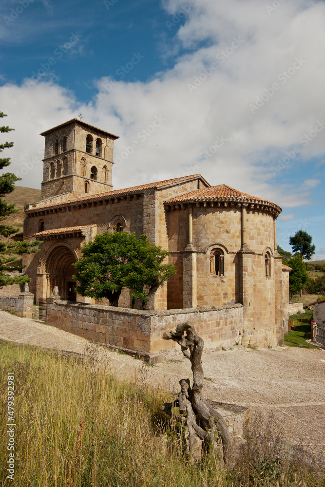 Colegiata de San pedro, siglo XII. Cervatos. Cantabria. Spain.