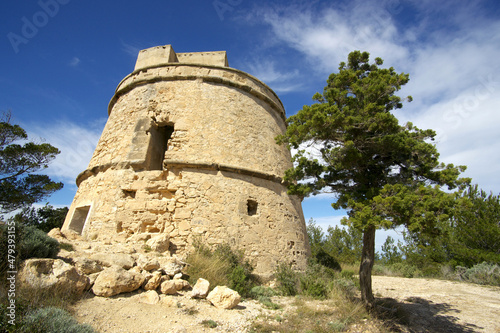 Torre de Portinatx (s.XVIII).Portinatx.Ibiza.Islas Pitiusas.Baleares.España. photo