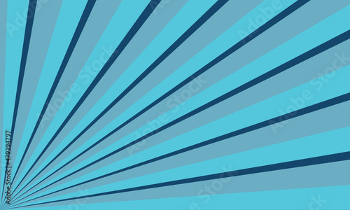 Blue rays on a light blue background. Circus background. Vector illustration