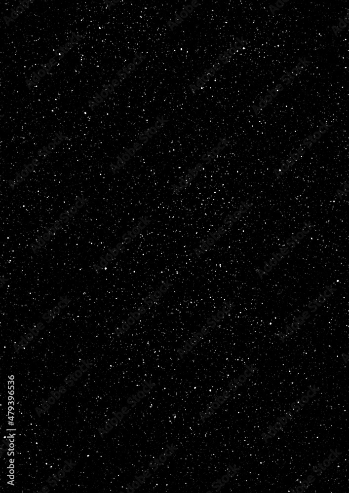 Night black starry sky vertical background