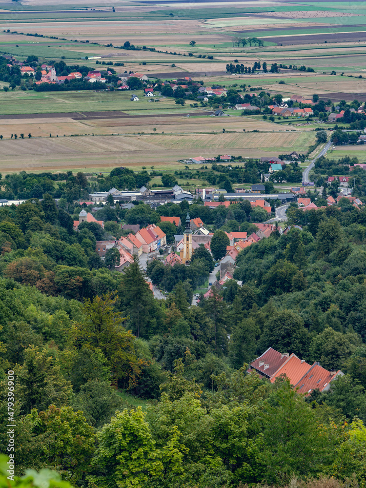 The town of Srebrna Góra in the Owl Mountains