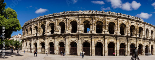 Fotografia anfiteatro romano  -Arena de Nimes-, siglo I, Nimes, capital del departamento de