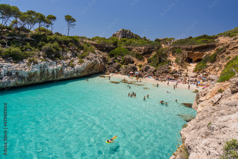 cala de Es Moro, Santaniy, Mallorca, balearic islands, spain, europe cala de Es Moro, Santaniy, Mallorca, balearic islands, spain, europe