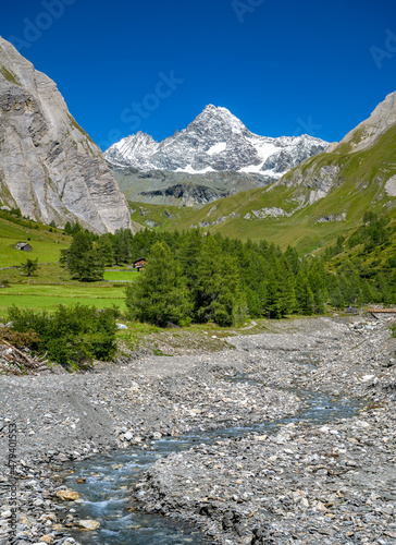 Blick auf den Grossglockner vom Koednitztal, Tirol, Österreich, Europa photo