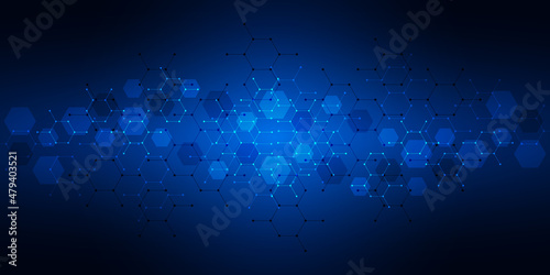 Molecular structure and genetic engineering, science, innovation technology, healthcare, and medicine design