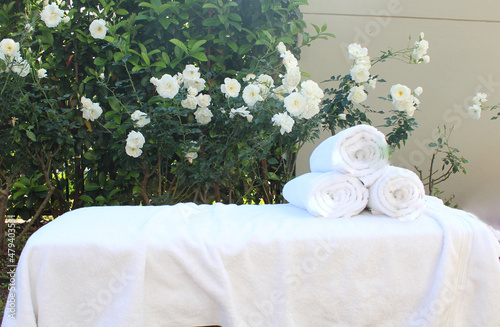 spa in the garden