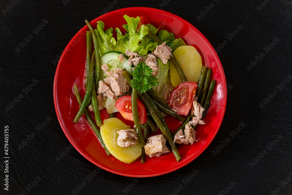 salade nicoise Stock Photo | Adobe Stock
