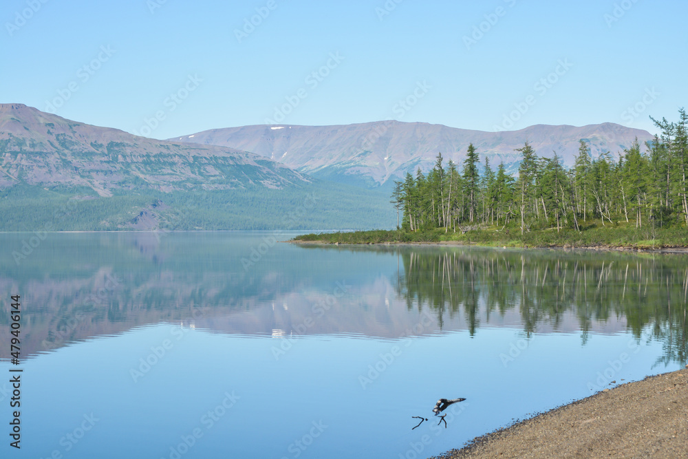 Lake on the Putorana plateau.