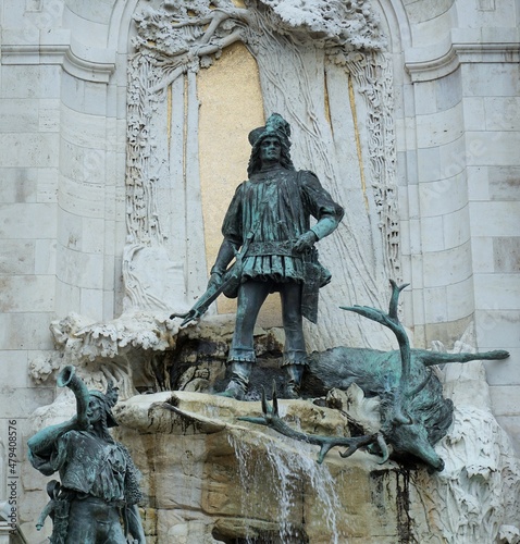 Budapest Castle Statue