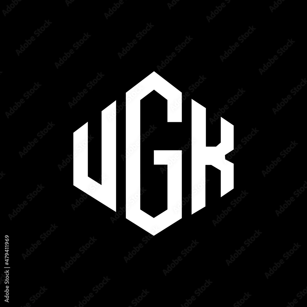 UGK letter logo design with polygon shape. UGK polygon and cube shape logo design. UGK hexagon vector logo template white and black colors. UGK monogram, business and real estate logo. UGK letter logo design with polygon shape. UGK polygon and cube shape logo design. UGK hexagon vector logo template white and black colors. UGK monogram, business and real estate logo.