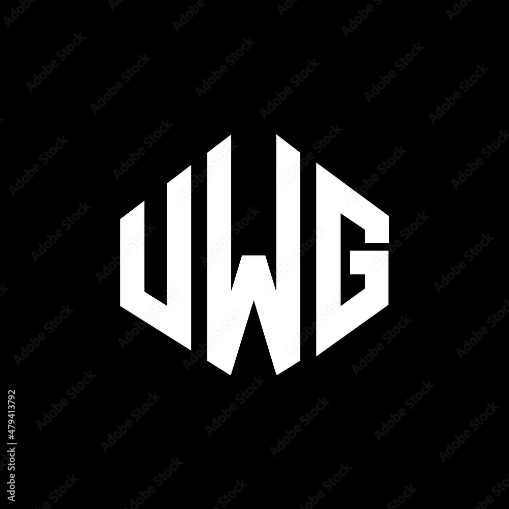 UWG letter logo design with polygon shape. UWG polygon and cube shape logo design. UWG hexagon vector logo template white and black colors. UWG monogram, business and real estate logo. UWG letter logo design with polygon shape. UWG polygon and cube shape logo design. UWG hexagon vector logo template white and black colors. UWG monogram, business and real estate logo.