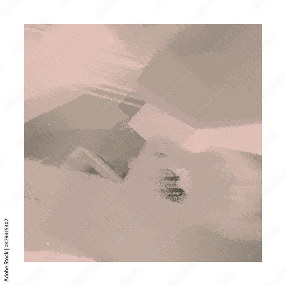 Fototapeta premium Hand painted chalk torn sketches texture