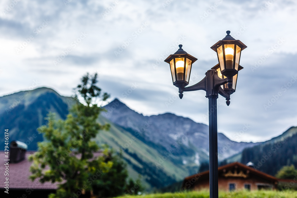 view of the Alps mountain austria.