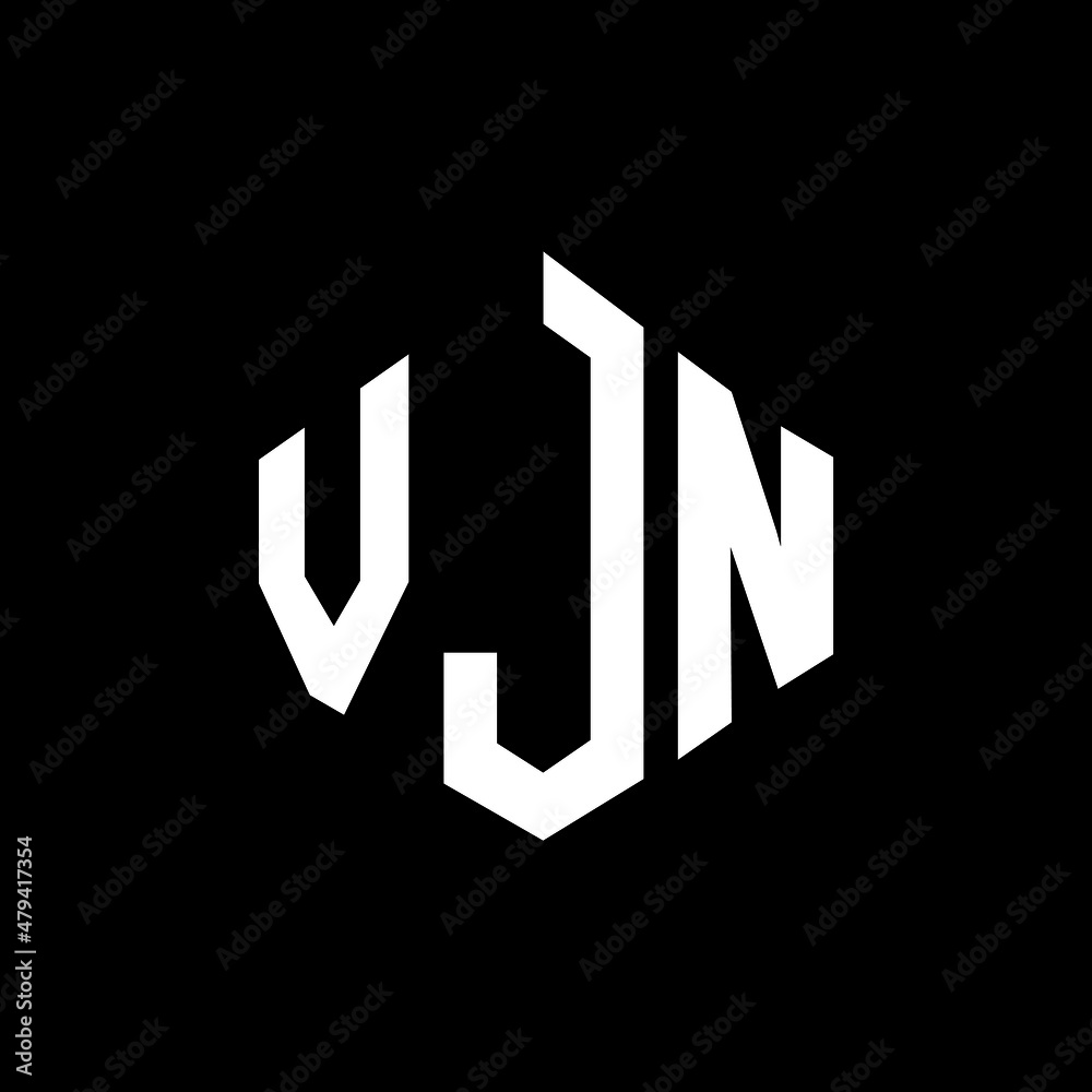 VJN letter logo design with polygon shape. VJN polygon and cube shape logo design. VJN hexagon vector logo template white and black colors. VJN monogram, business and real estate logo. VJN letter logo design with polygon shape. VJN polygon and cube shape logo design. VJN hexagon vector logo template white and black colors. VJN monogram, business and real estate logo.