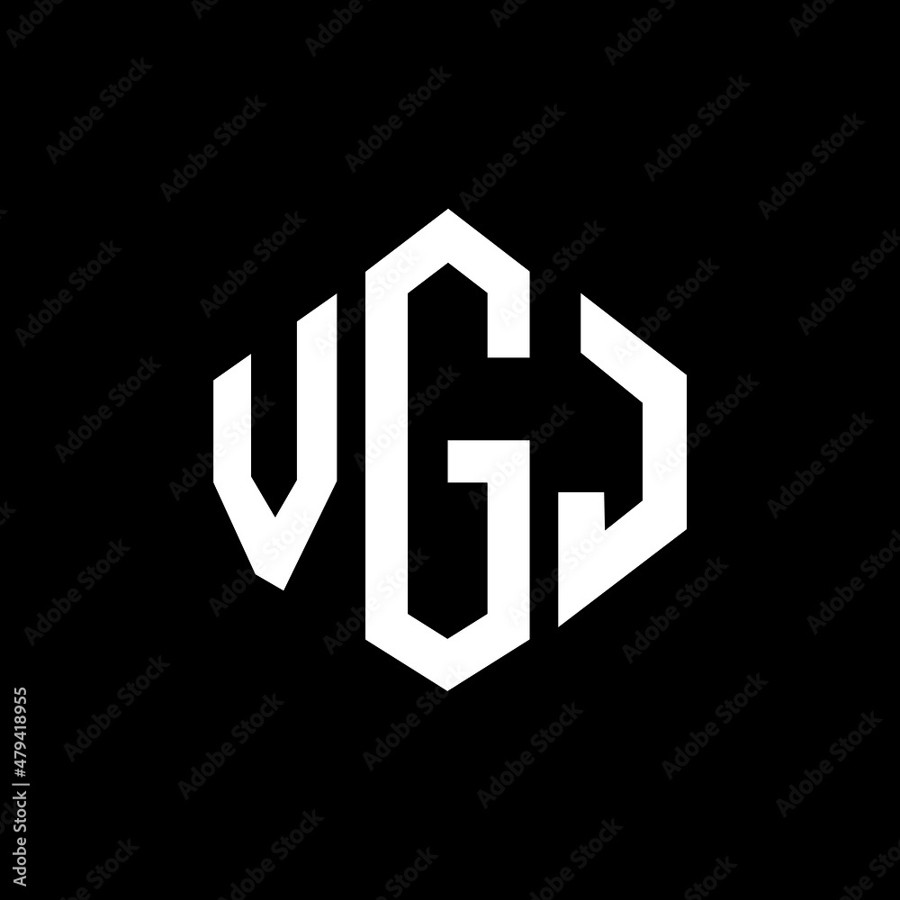 VGJ letter logo design with polygon shape. VGJ polygon and cube shape logo design. VGJ hexagon vector logo template white and black colors. VGJ monogram, business and real estate logo. VGJ letter logo design with polygon shape. VGJ polygon and cube shape logo design. VGJ hexagon vector logo template white and black colors. VGJ monogram, business and real estate logo.