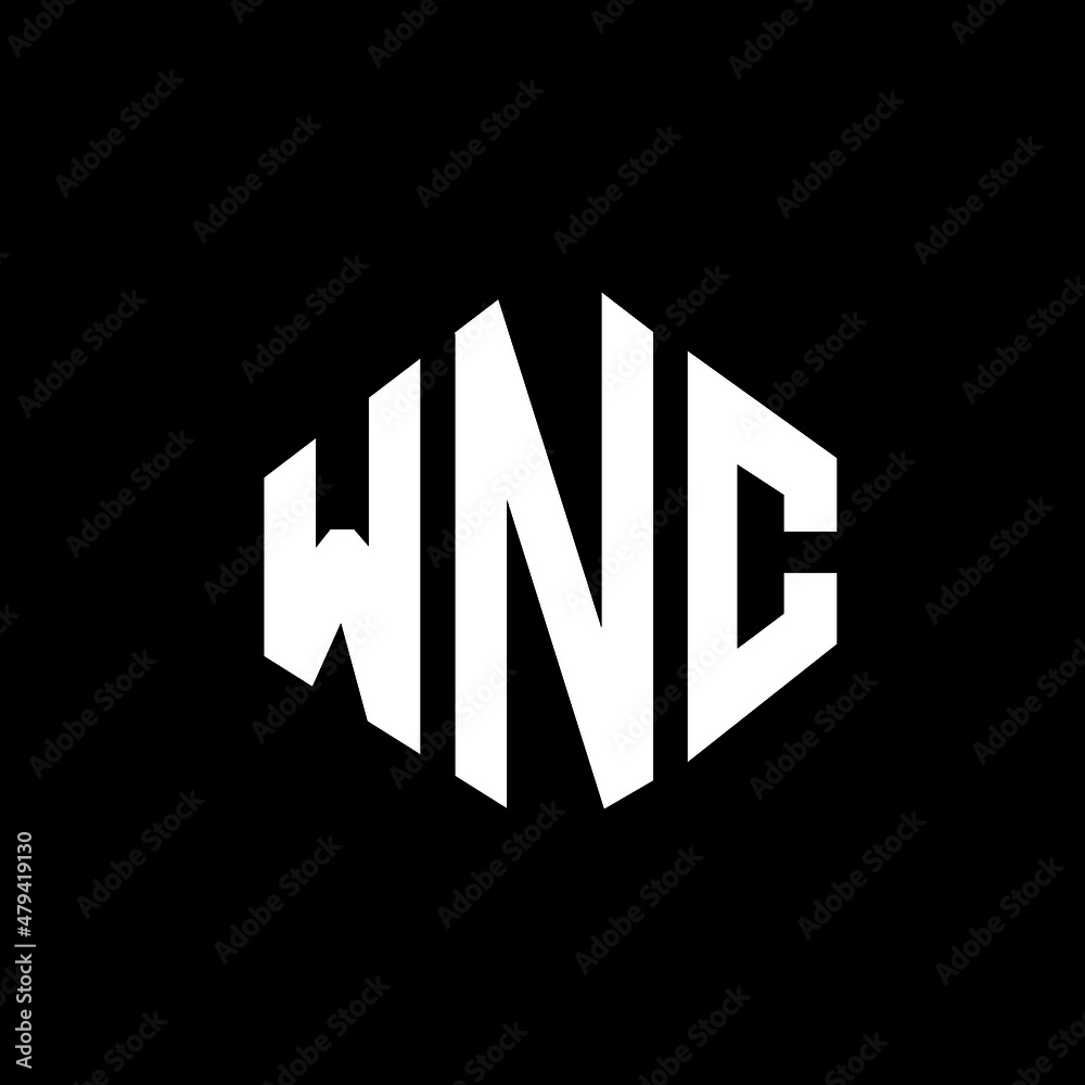 WNC letter logo design with polygon shape. WNC polygon and cube shape logo design. WNC hexagon vector logo template white and black colors. WNC monogram, business and real estate logo. WNC letter logo design with polygon shape. WNC polygon and cube shape logo design. WNC hexagon vector logo template white and black colors. WNC monogram, business and real estate logo.