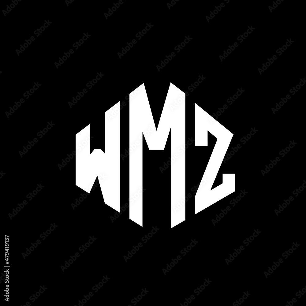 WMZ letter logo design with polygon shape. WMZ polygon and cube shape logo design. WMZ hexagon vector logo template white and black colors. WMZ monogram, business and real estate logo. WMZ letter logo design with polygon shape. WMZ polygon and cube shape logo design. WMZ hexagon vector logo template white and black colors. WMZ monogram, business and real estate logo.