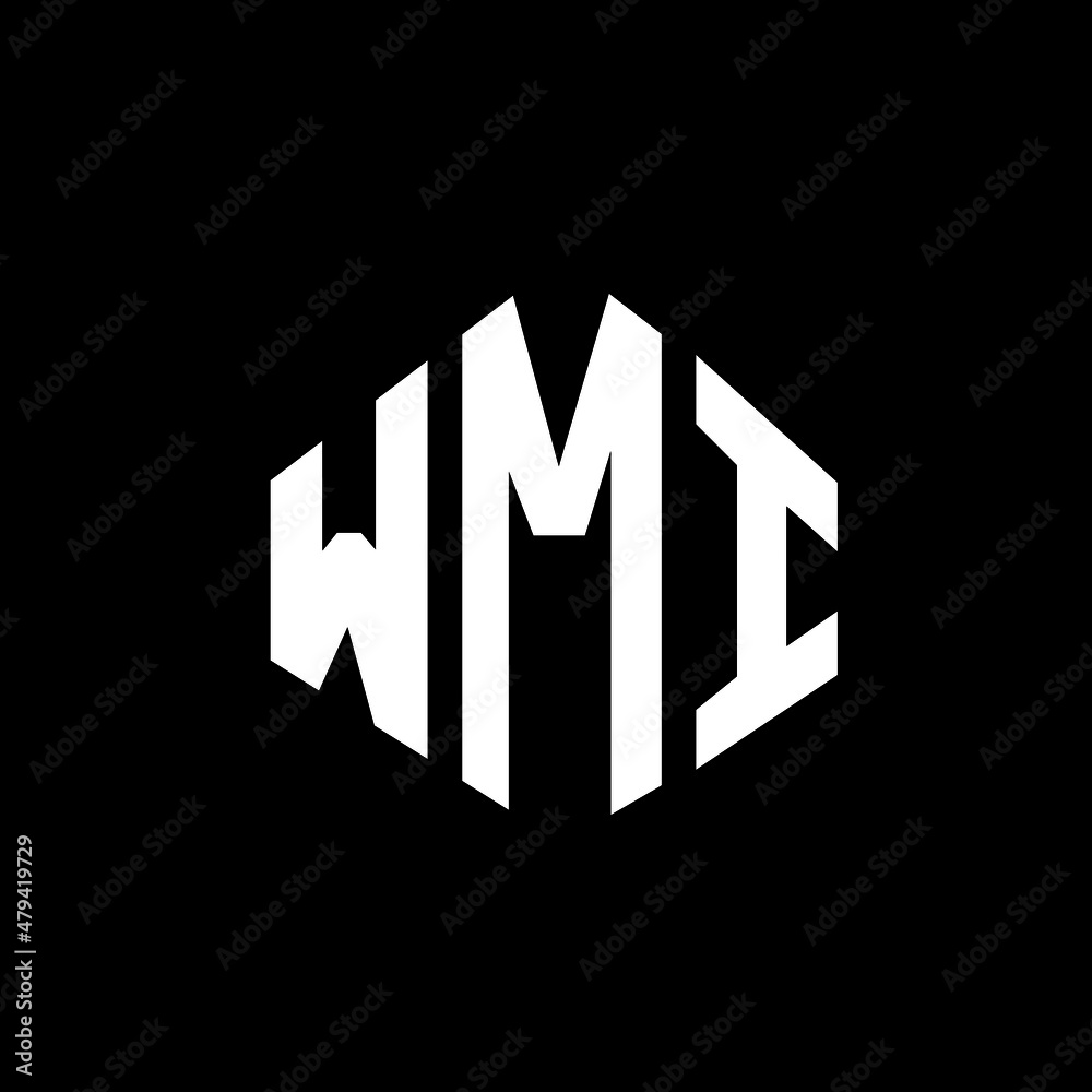 WMI letter logo design with polygon shape. WMI polygon and cube shape logo design. WMI hexagon vector logo template white and black colors. WMI monogram, business and real estate logo. WMI letter logo design with polygon shape. WMI polygon and cube shape logo design. WMI hexagon vector logo template white and black colors. WMI monogram, business and real estate logo.